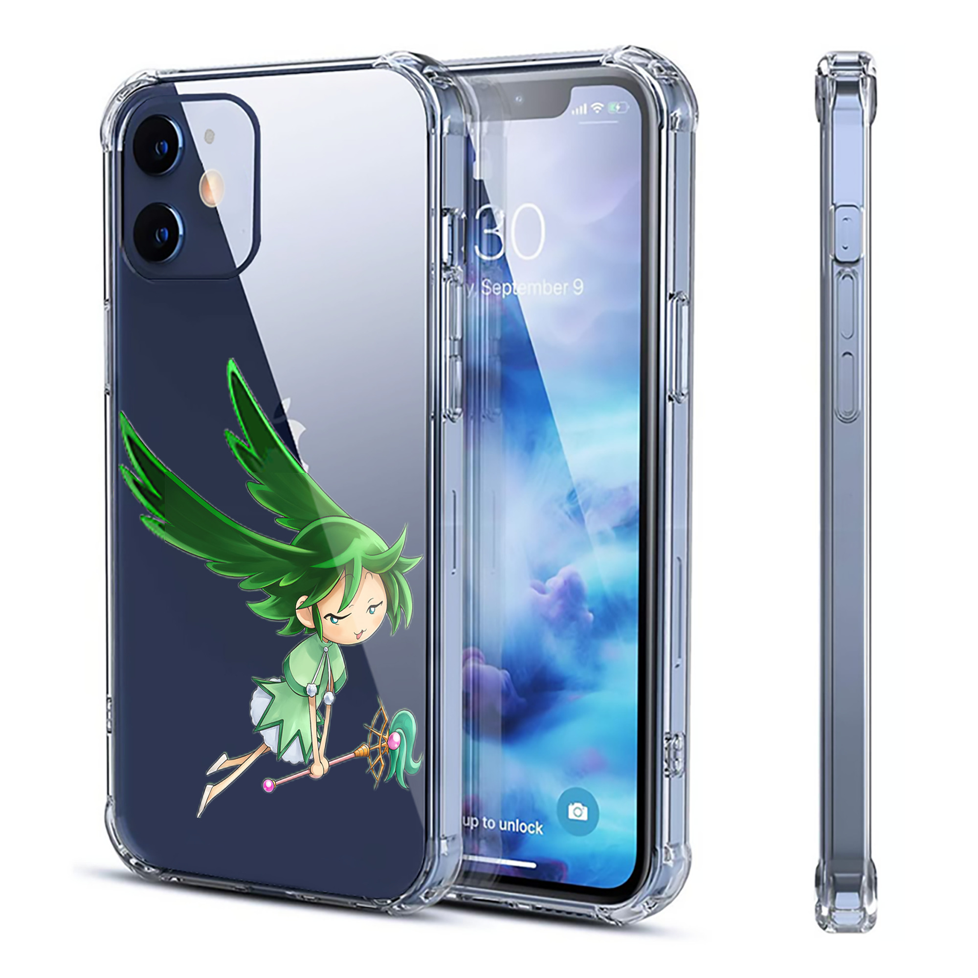 （画像用） 遊☆戯☆王 Yu-Gi-Oh! 【iPhone 12シリーズ対応】透明スマホケース（クリアソフトケース）